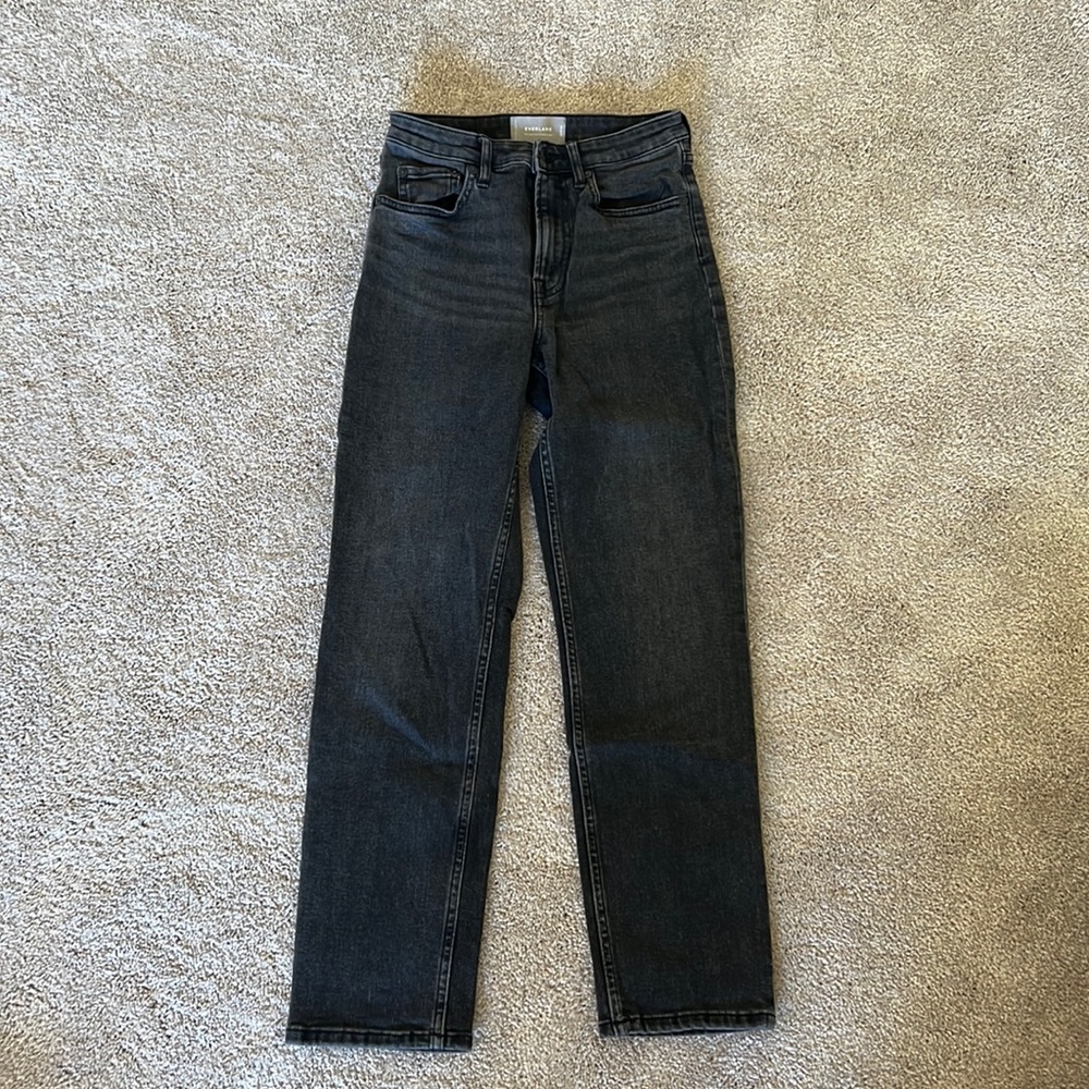 Everlane High Rise Straight Jeans